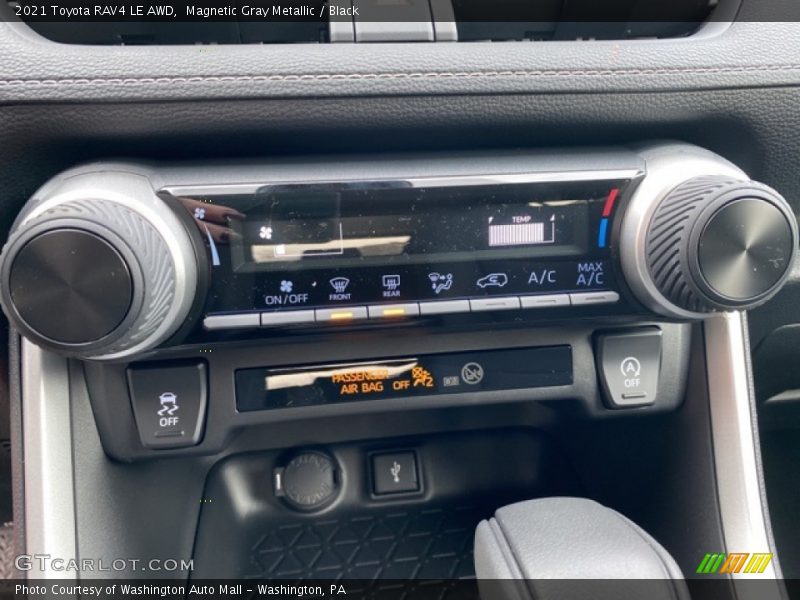 Magnetic Gray Metallic / Black 2021 Toyota RAV4 LE AWD