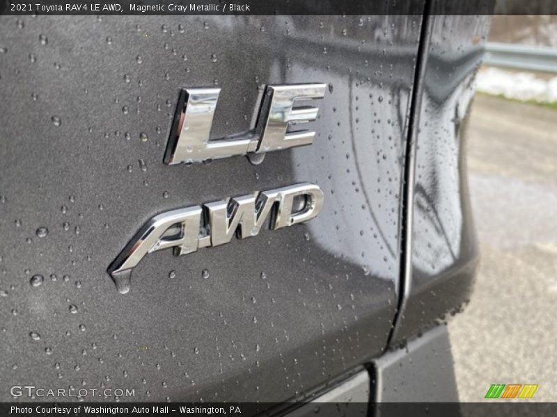 Magnetic Gray Metallic / Black 2021 Toyota RAV4 LE AWD