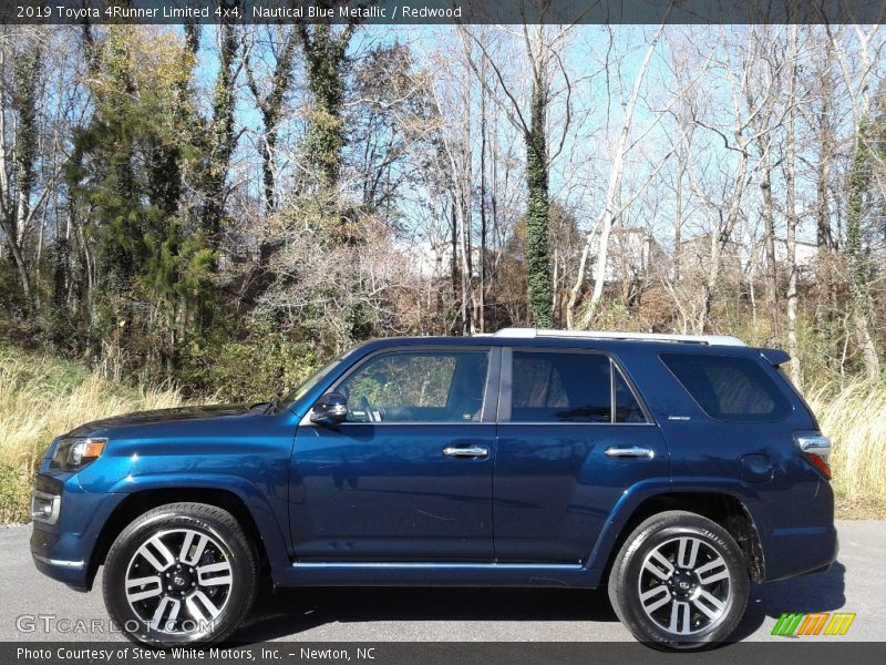 Nautical Blue Metallic / Redwood 2019 Toyota 4Runner Limited 4x4