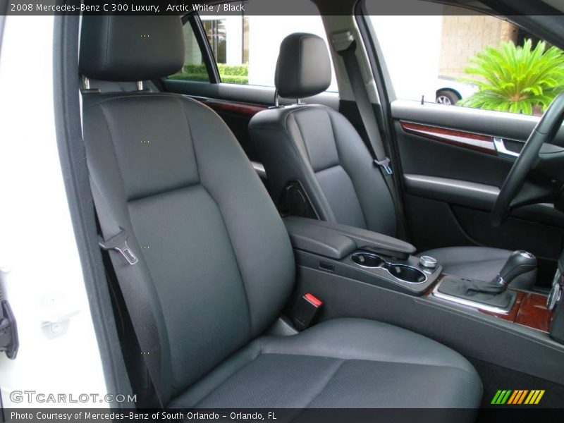 Arctic White / Black 2008 Mercedes-Benz C 300 Luxury