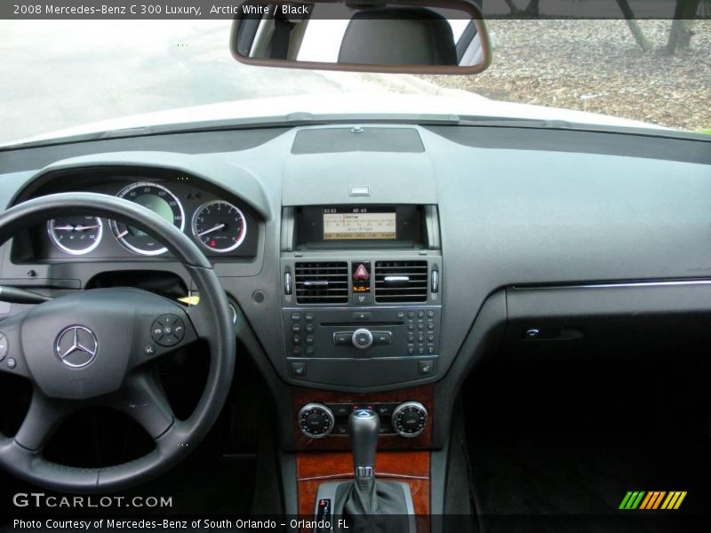 Arctic White / Black 2008 Mercedes-Benz C 300 Luxury