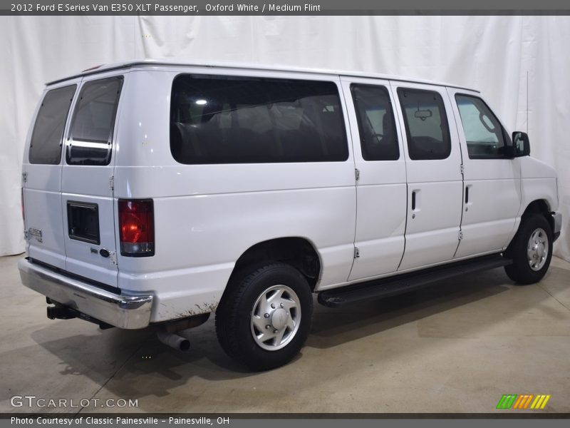 Oxford White / Medium Flint 2012 Ford E Series Van E350 XLT Passenger