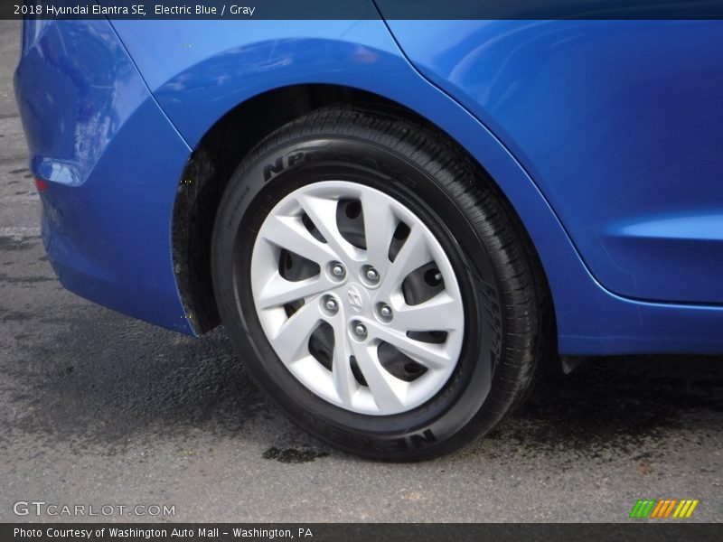 Electric Blue / Gray 2018 Hyundai Elantra SE