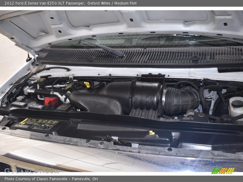 Oxford White / Medium Flint 2012 Ford E Series Van E350 XLT Passenger
