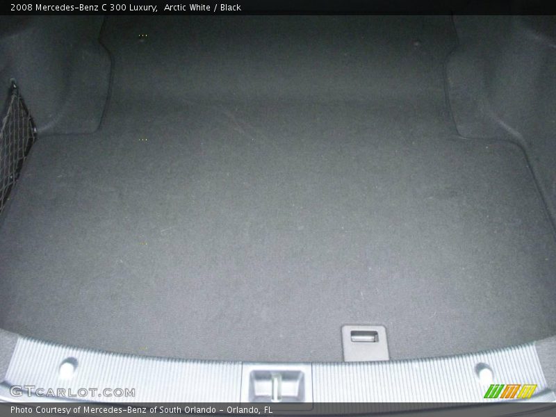 Arctic White / Black 2008 Mercedes-Benz C 300 Luxury