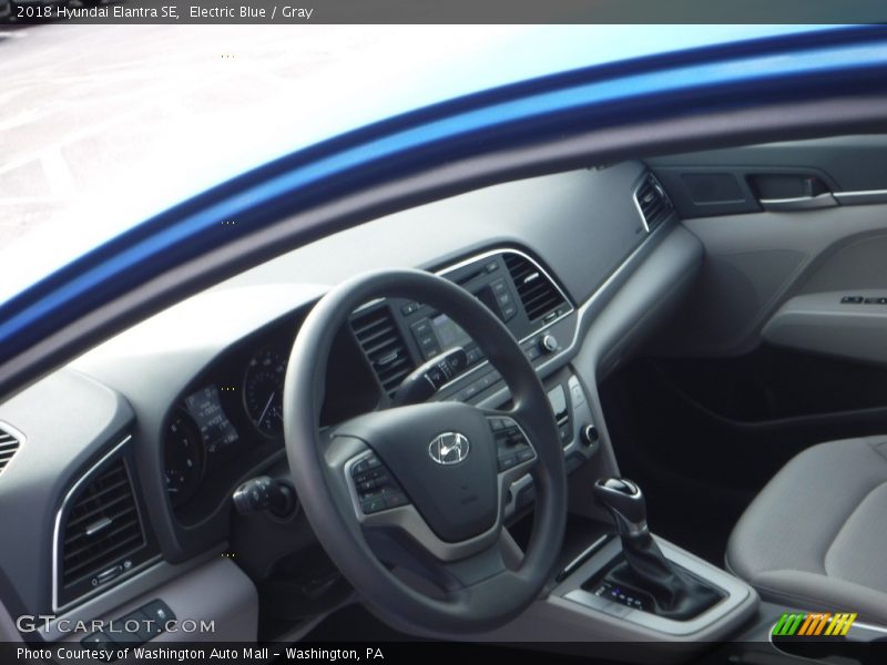 Electric Blue / Gray 2018 Hyundai Elantra SE