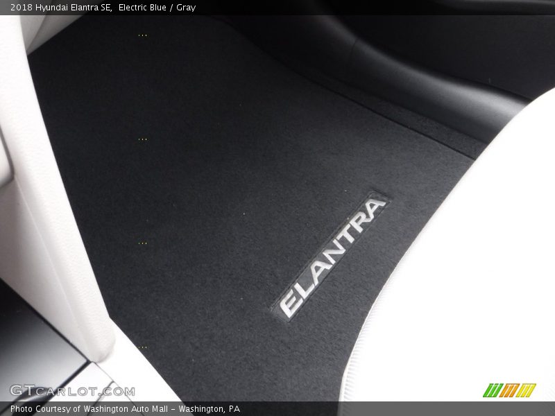 Electric Blue / Gray 2018 Hyundai Elantra SE