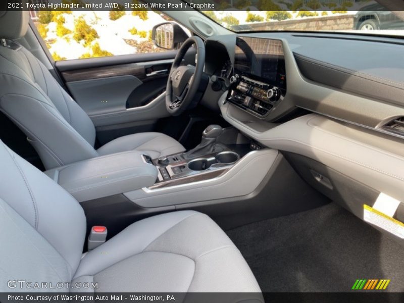 Blizzard White Pearl / Graphite 2021 Toyota Highlander Limited AWD