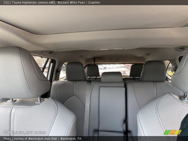 Blizzard White Pearl / Graphite 2021 Toyota Highlander Limited AWD