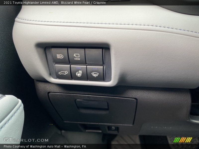 Blizzard White Pearl / Graphite 2021 Toyota Highlander Limited AWD