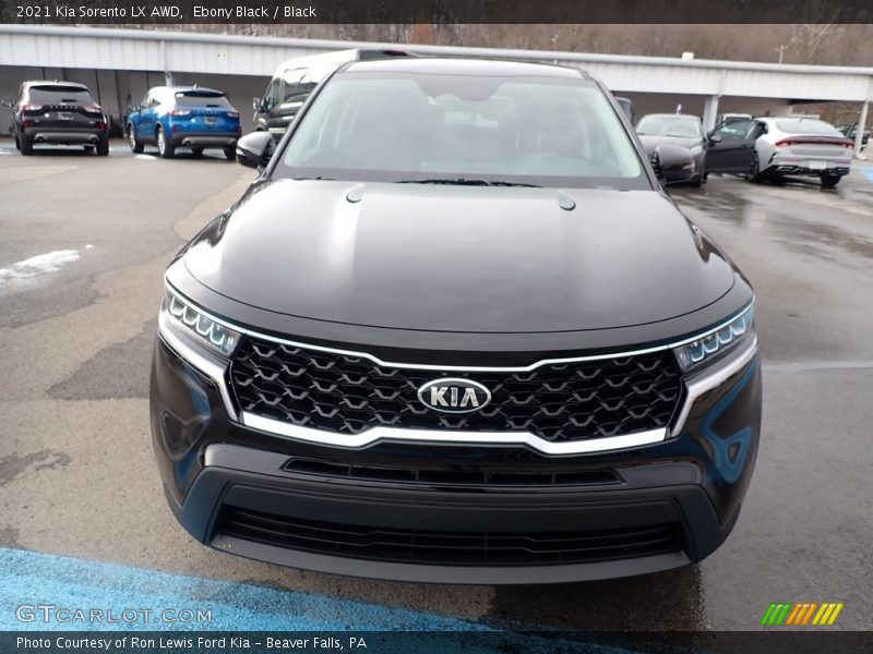 Ebony Black / Black 2021 Kia Sorento LX AWD