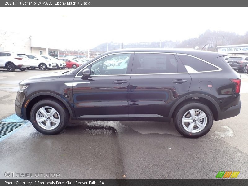 Ebony Black / Black 2021 Kia Sorento LX AWD
