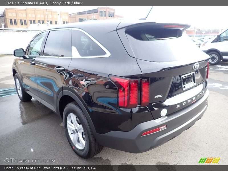 Ebony Black / Black 2021 Kia Sorento LX AWD
