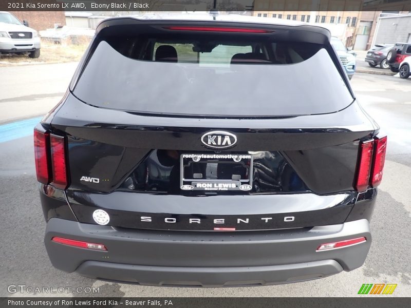 Ebony Black / Black 2021 Kia Sorento LX AWD