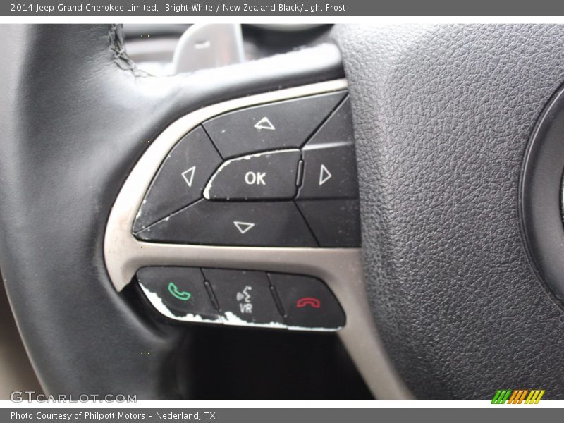 Bright White / New Zealand Black/Light Frost 2014 Jeep Grand Cherokee Limited