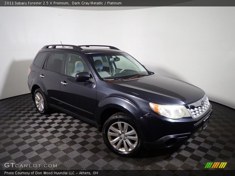 Dark Gray Metallic / Platinum 2011 Subaru Forester 2.5 X Premium