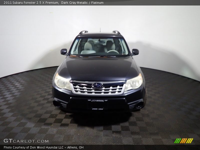 Dark Gray Metallic / Platinum 2011 Subaru Forester 2.5 X Premium