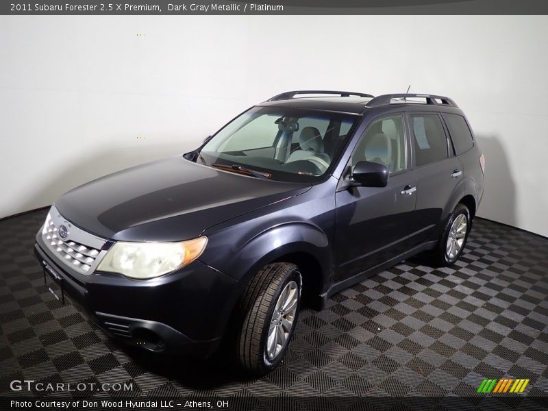 Dark Gray Metallic / Platinum 2011 Subaru Forester 2.5 X Premium