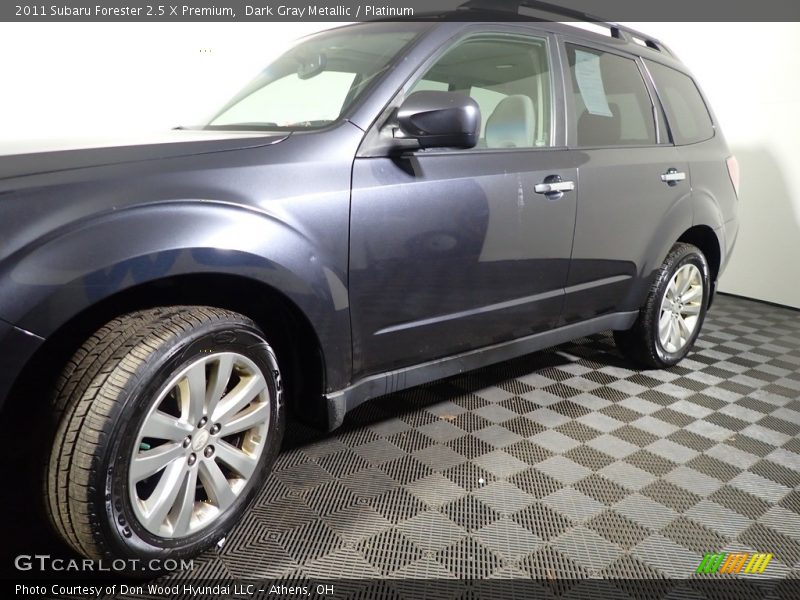 Dark Gray Metallic / Platinum 2011 Subaru Forester 2.5 X Premium