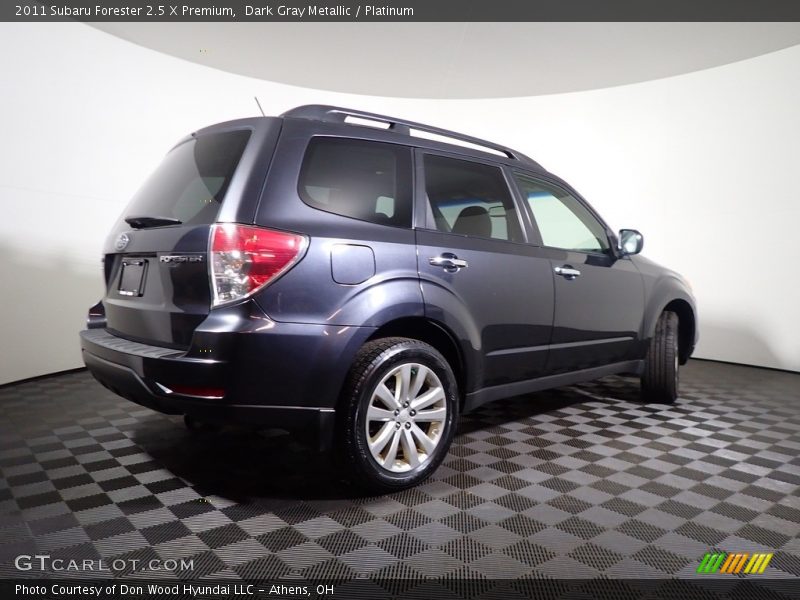 Dark Gray Metallic / Platinum 2011 Subaru Forester 2.5 X Premium