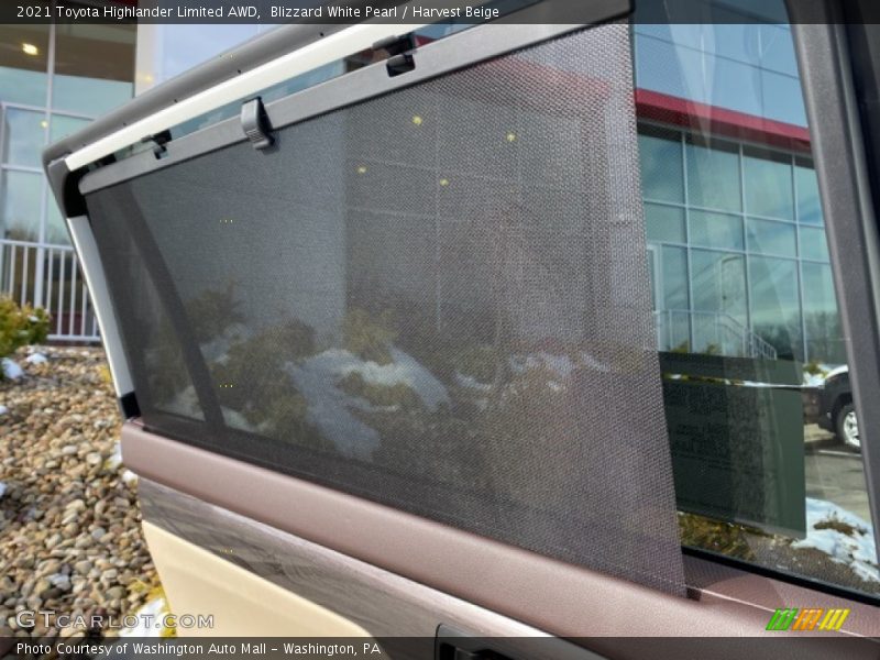 Blizzard White Pearl / Harvest Beige 2021 Toyota Highlander Limited AWD