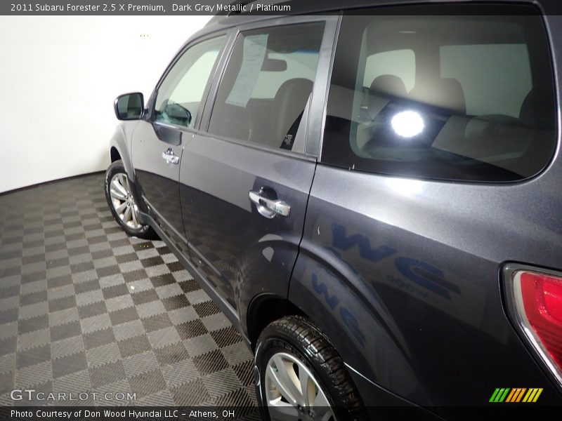 Dark Gray Metallic / Platinum 2011 Subaru Forester 2.5 X Premium