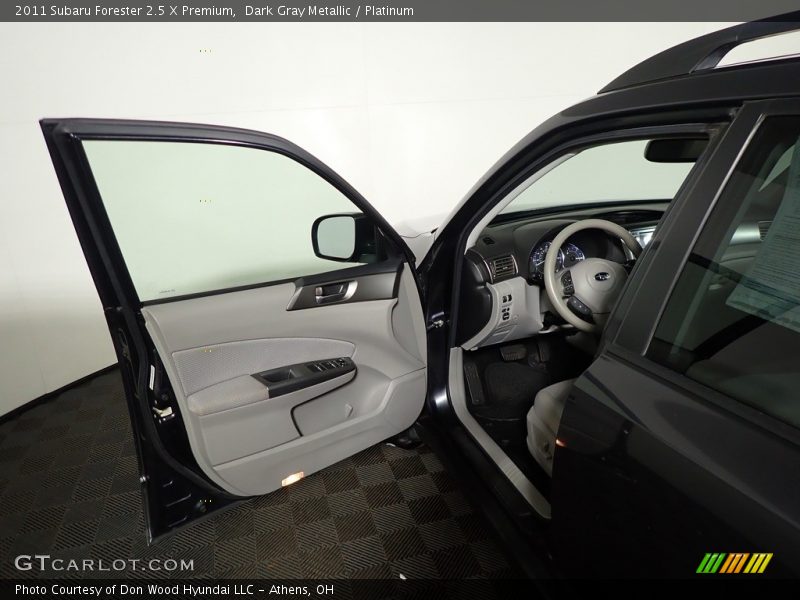 Dark Gray Metallic / Platinum 2011 Subaru Forester 2.5 X Premium