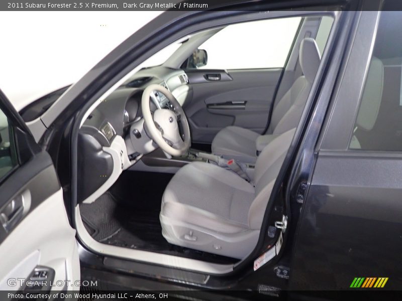 Dark Gray Metallic / Platinum 2011 Subaru Forester 2.5 X Premium