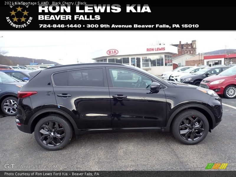 Black Cherry / Black 2021 Kia Sportage S AWD