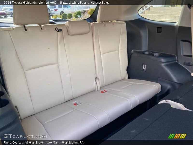 Blizzard White Pearl / Harvest Beige 2021 Toyota Highlander Limited AWD