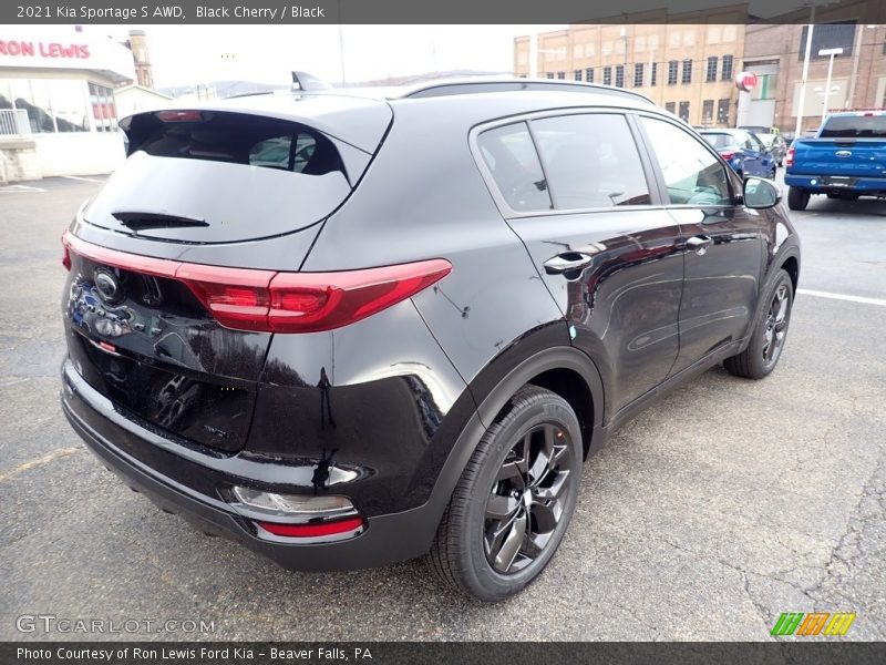 Black Cherry / Black 2021 Kia Sportage S AWD