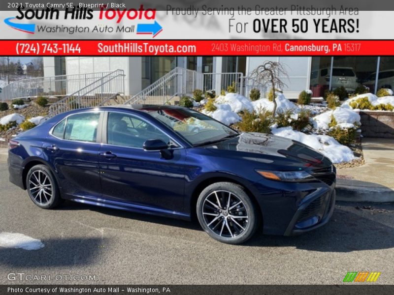 Blueprint / Black 2021 Toyota Camry SE