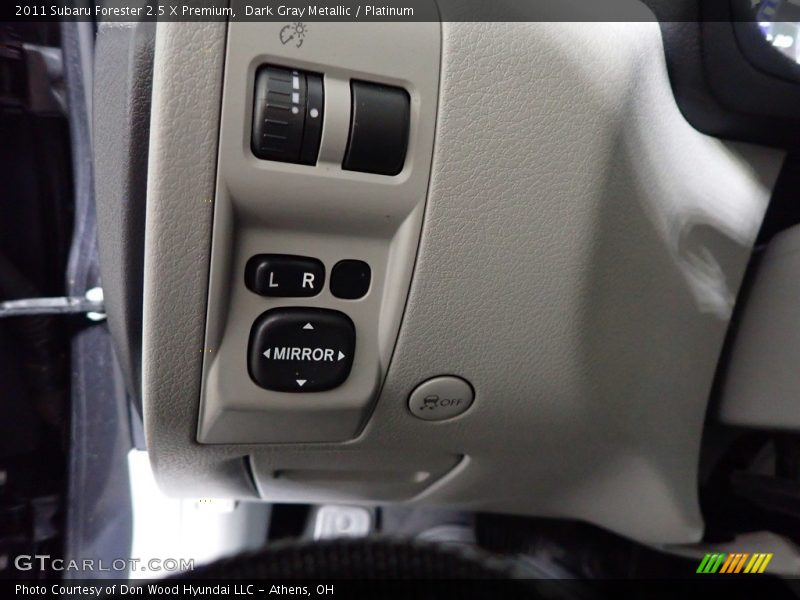Dark Gray Metallic / Platinum 2011 Subaru Forester 2.5 X Premium