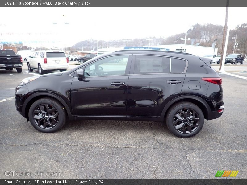 Black Cherry / Black 2021 Kia Sportage S AWD