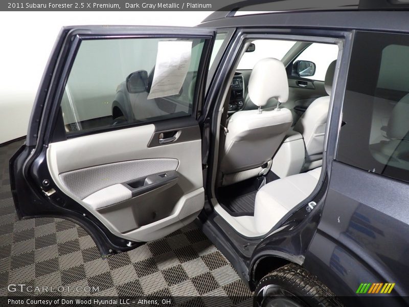 Dark Gray Metallic / Platinum 2011 Subaru Forester 2.5 X Premium
