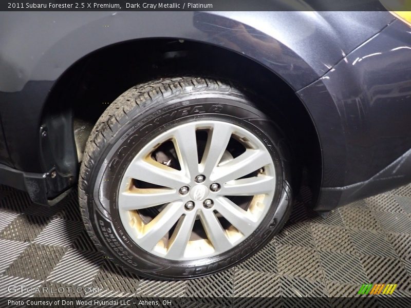 Dark Gray Metallic / Platinum 2011 Subaru Forester 2.5 X Premium