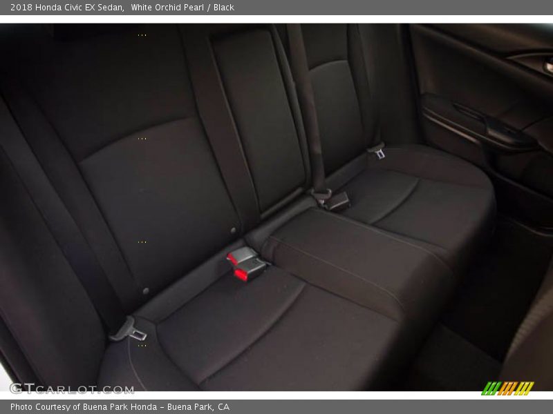 White Orchid Pearl / Black 2018 Honda Civic EX Sedan