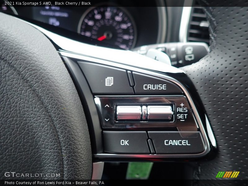 Black Cherry / Black 2021 Kia Sportage S AWD