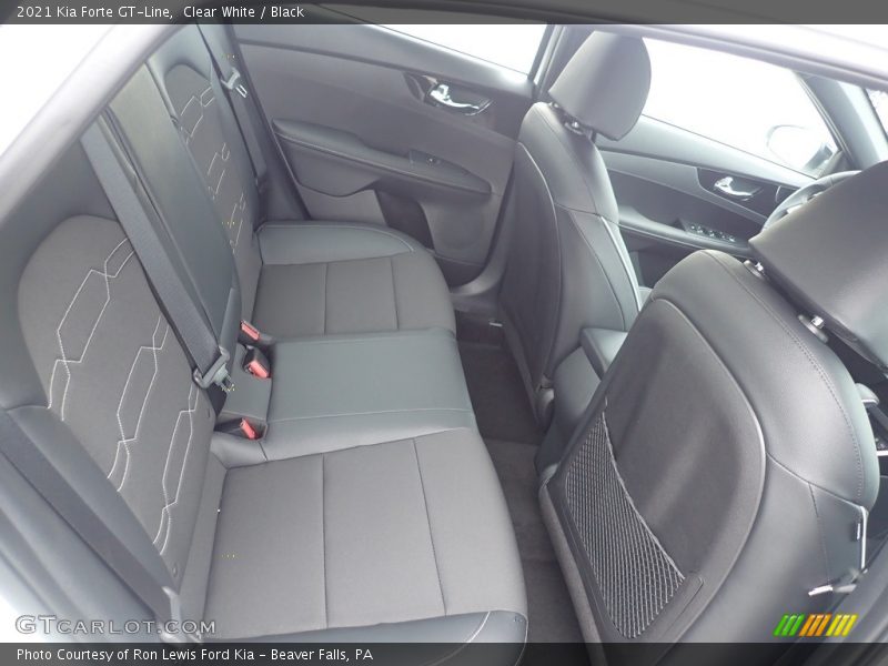 Clear White / Black 2021 Kia Forte GT-Line