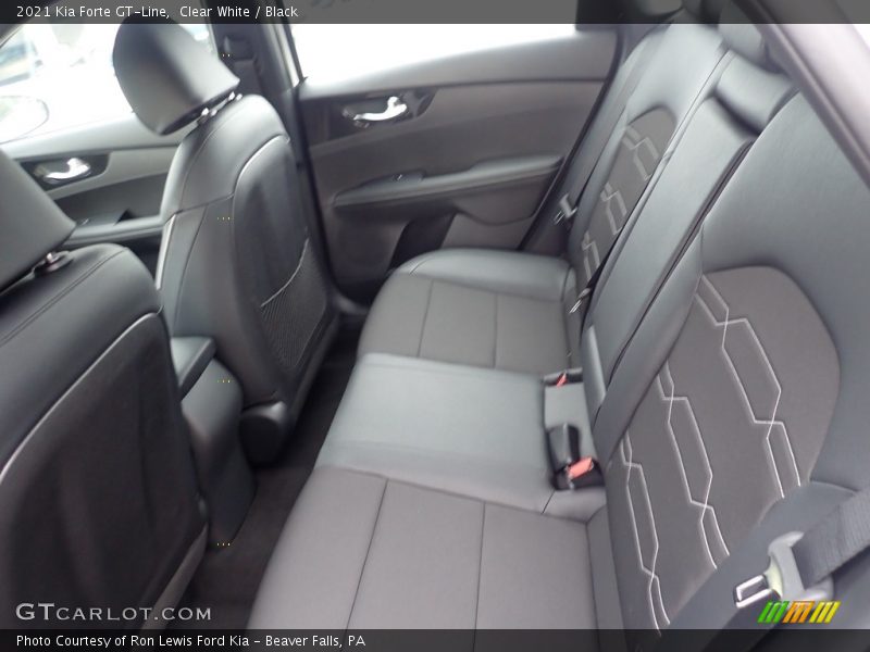 Clear White / Black 2021 Kia Forte GT-Line