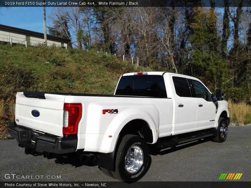 White Platinum / Black 2019 Ford F350 Super Duty Lariat Crew Cab 4x4