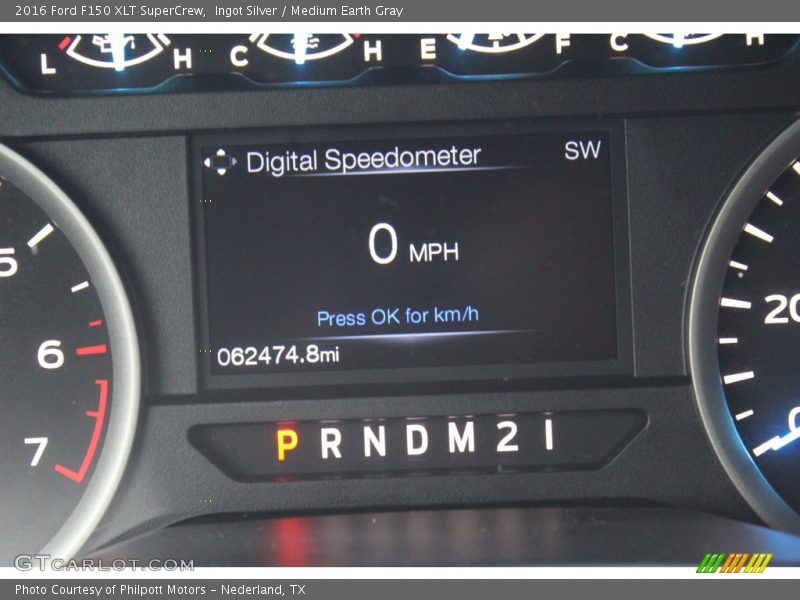 Ingot Silver / Medium Earth Gray 2016 Ford F150 XLT SuperCrew