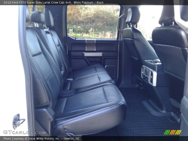White Platinum / Black 2019 Ford F350 Super Duty Lariat Crew Cab 4x4