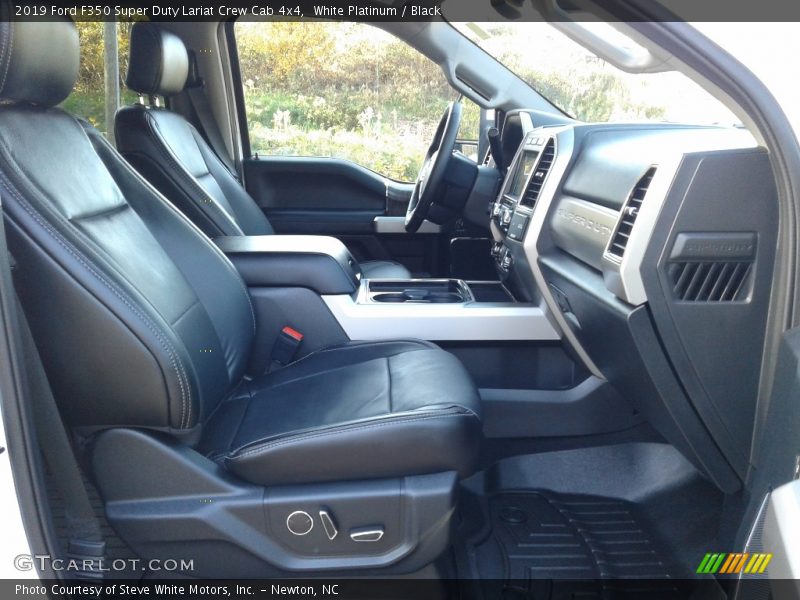 White Platinum / Black 2019 Ford F350 Super Duty Lariat Crew Cab 4x4