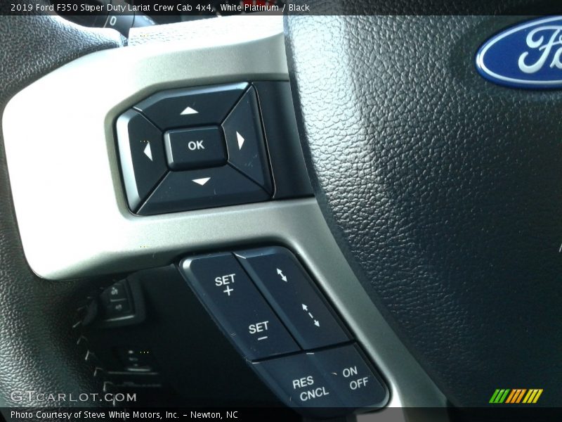 White Platinum / Black 2019 Ford F350 Super Duty Lariat Crew Cab 4x4