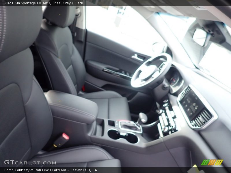Steel Gray / Black 2021 Kia Sportage EX AWD
