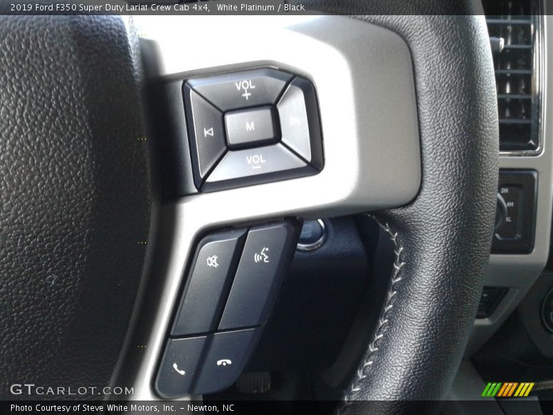 White Platinum / Black 2019 Ford F350 Super Duty Lariat Crew Cab 4x4