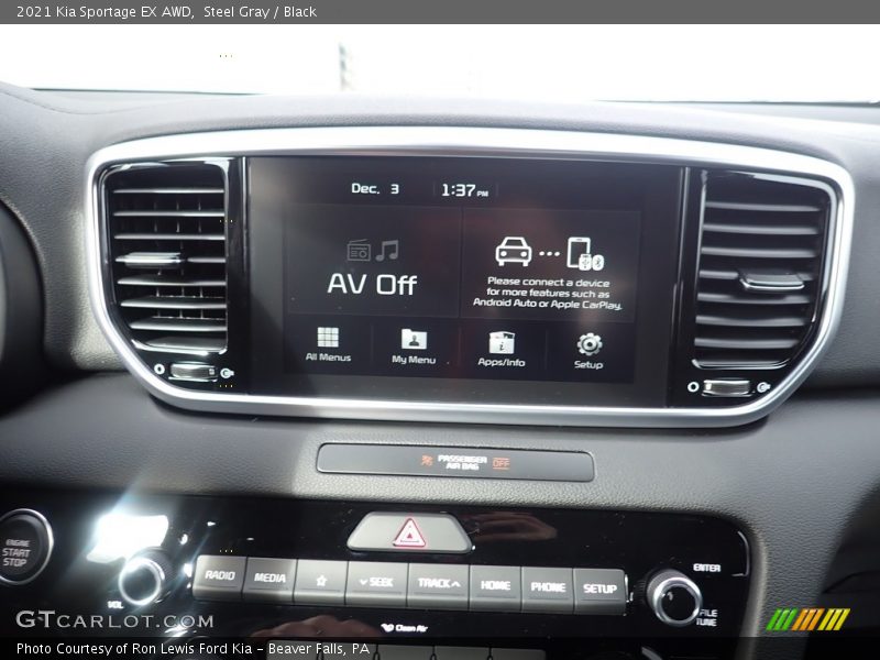 Steel Gray / Black 2021 Kia Sportage EX AWD