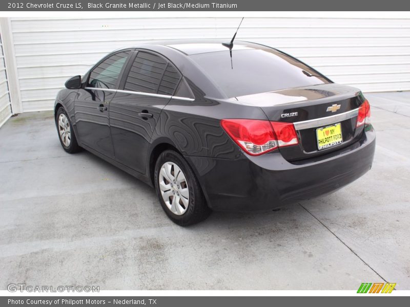Black Granite Metallic / Jet Black/Medium Titanium 2012 Chevrolet Cruze LS
