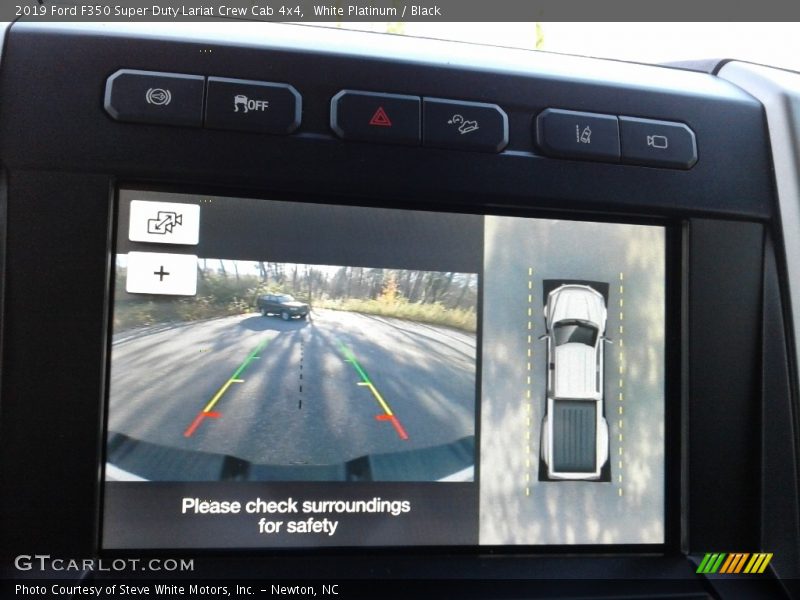 White Platinum / Black 2019 Ford F350 Super Duty Lariat Crew Cab 4x4